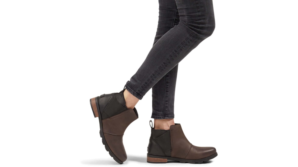 Sorel Emelie Chelsea Bootie - Womens, Blackened Brown, 7.5 US, 1920881205-7.5