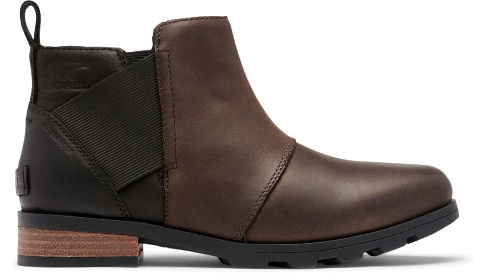 Sorel Emelie Chelsea Bootie - Womens, Blackened Brown, 7.5 US, 1920881205-7.5
