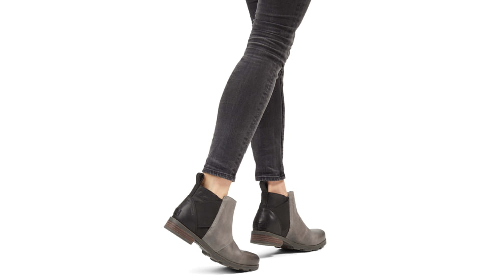 Sorel Emelie Chelsea Bootie - Womens, Quarry, 7.5 US, 1920881052-7.5