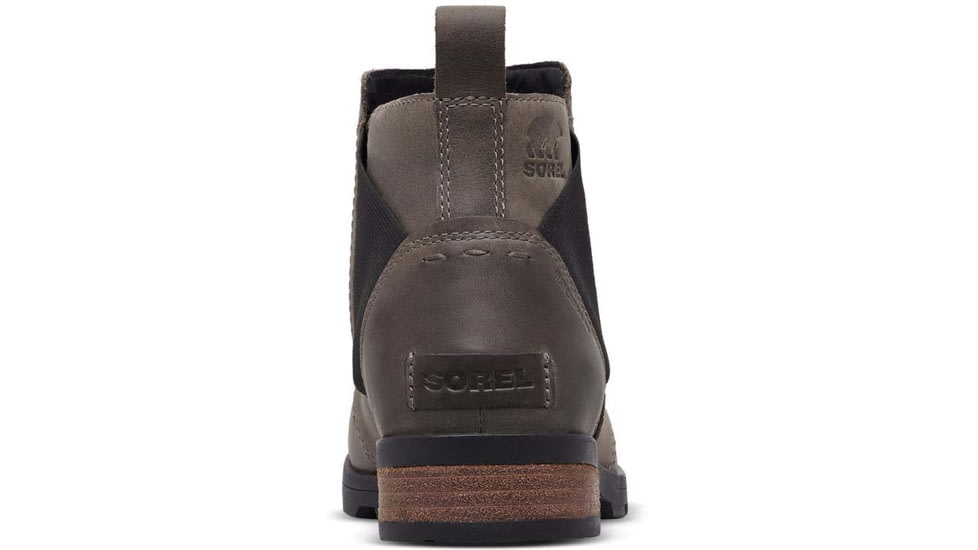 Sorel Emelie Chelsea Bootie - Womens, Quarry/Black, 8 US, 1749291053-8