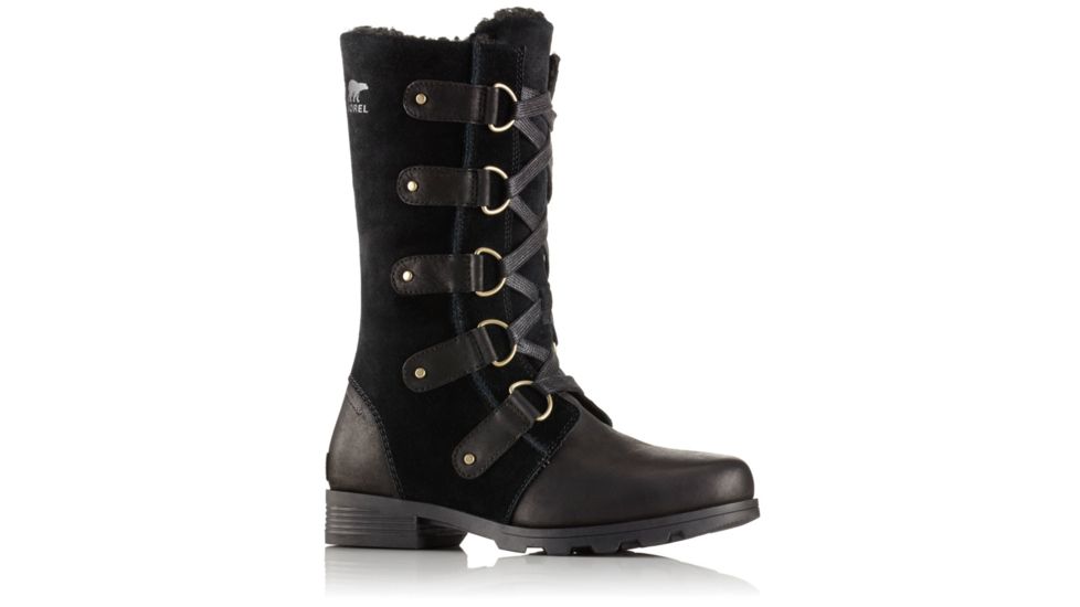 Sorel Emelie Lace Boot - Womens, Black, 5, 1749271010-5
