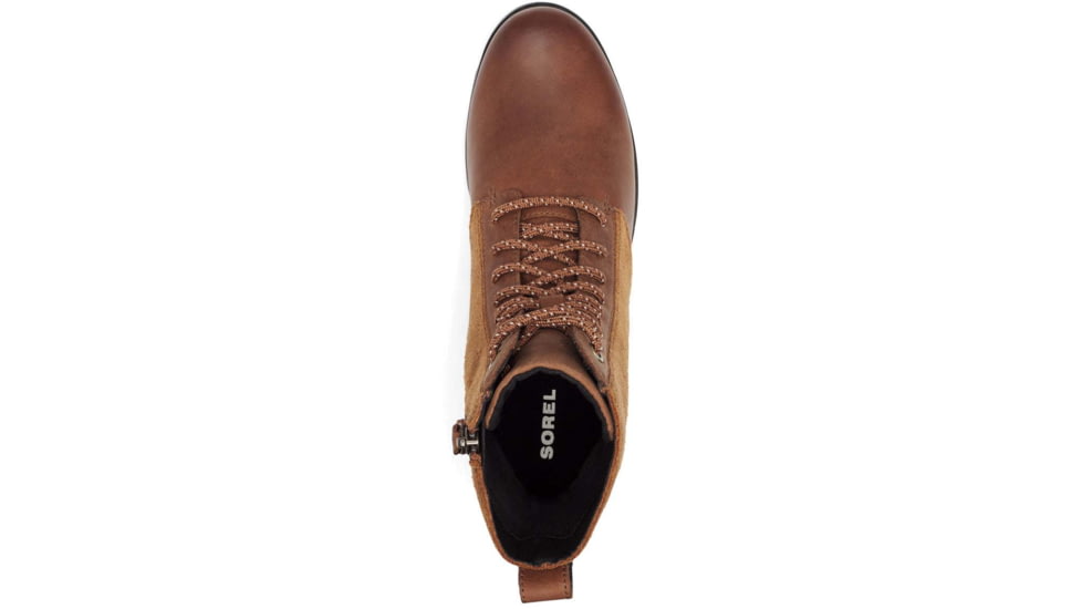 Sorel Emelie Short Lace Boot - Womens, Velvet Tan, 12 US, 1920861242-12
