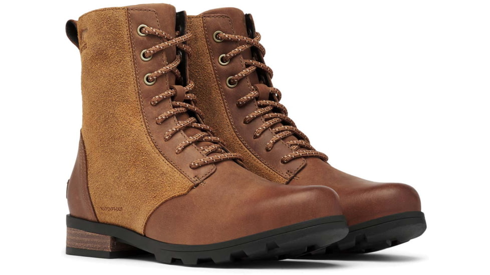 Sorel Emelie Short Lace Boot - Womens, Velvet Tan, 12 US, 1920861242-12