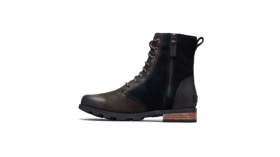 Sorel Emelie Short Lace Boots - Womens, Black, 10, 1869831010-10