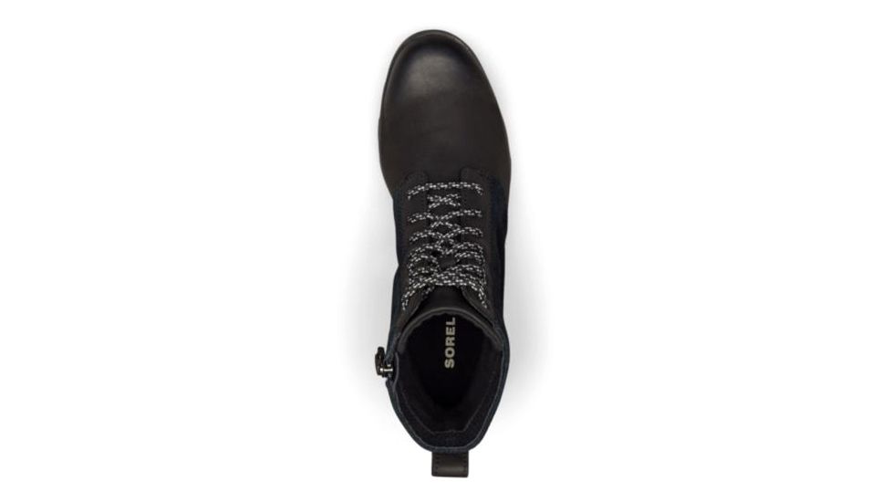 Sorel Emelie Short Lace Boots - Womens, Black, 10, 1869831010-10