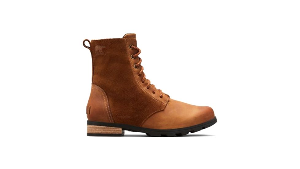 Sorel Emelie Short Lace Boots - Womens, Tuman Camel Brown, 6, 1877051224-6