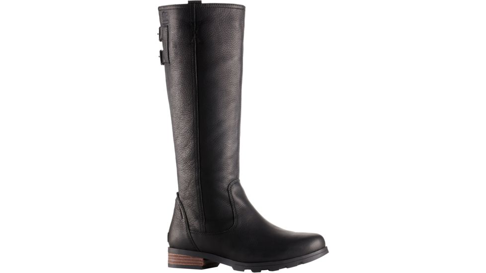 Sorel Emelie Tall Premium Casual Boot - Women's-Black-Medium-10.5
