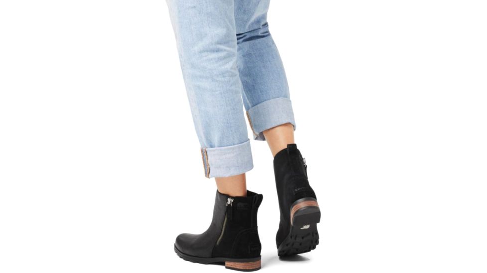 Sorel Emelie Zip Bootsie - Womens, KILAY Black, 5, 1887911010-5