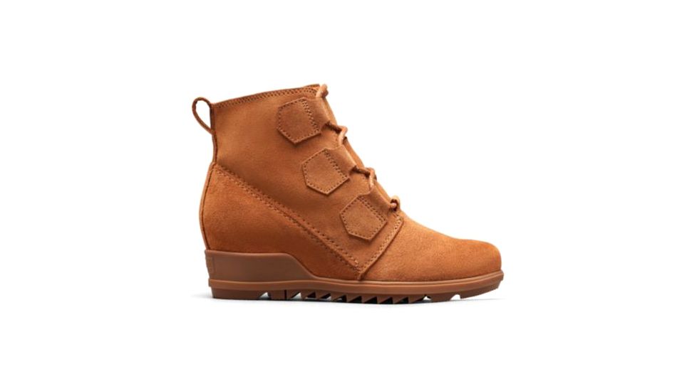Sorel Evie Lace-Up Boots - Womens, Suede Camel Brown, 10.5, 1870421224-10.5