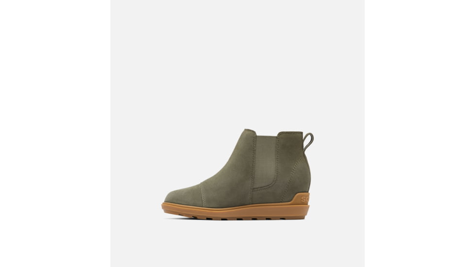 Sorel Evie LI Chelsea Boots - Womens, Stone Green/Gum, 9US, 2048631397-9