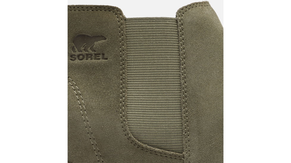 Sorel Evie LI Chelsea Boots - Womens, Stone Green/Gum, 9US, 2048631397-9