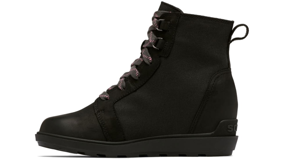 Sorel Evie LI NW Lace Boots - Women's, Black/Sea Salt, 11, 204862101011
