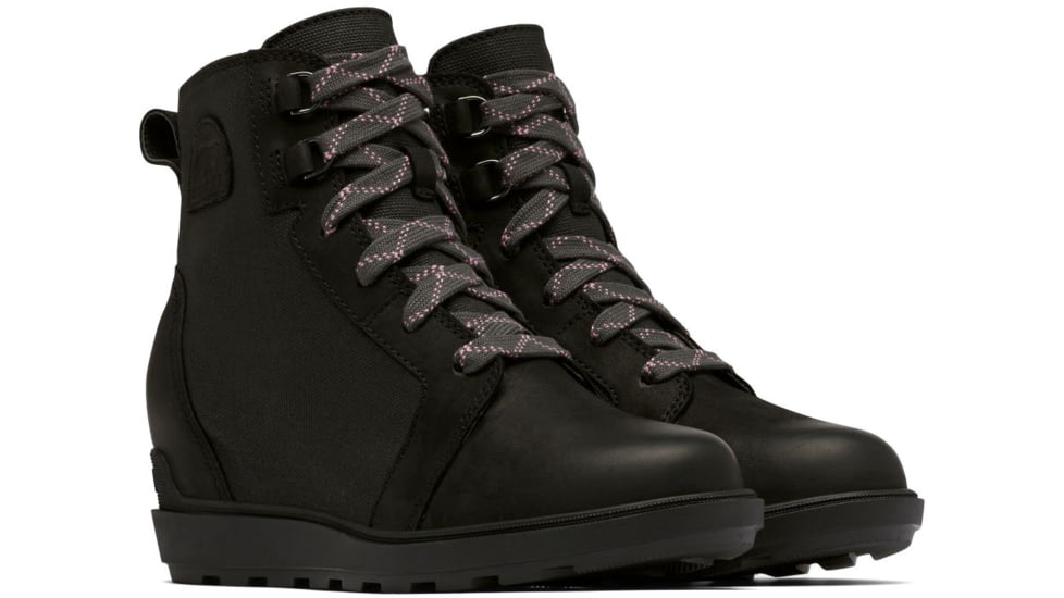 Sorel Evie LI NW Lace Boots - Women's, Black/Sea Salt, 11, 204862101011