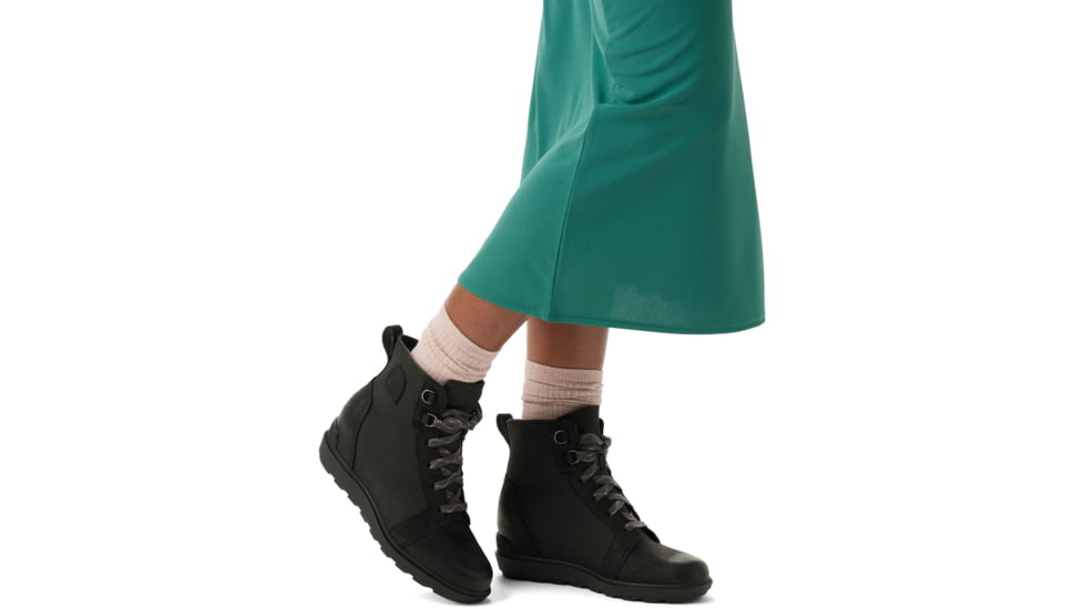 Sorel Evie LI NW Lace Boots - Women's, Black/Sea Salt, 11, 204862101011