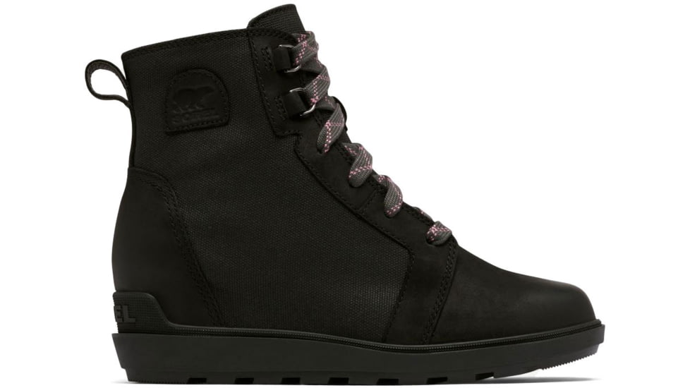 Sorel Evie LI NW Lace Boots - Women's, Black/Sea Salt, 11, 204862101011
