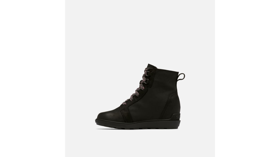 Sorel Evie LI NW Lace Boots - Womens, Black/Sea Salt, 9US, 2048621010-9