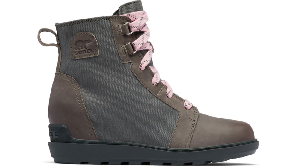 Sorel Evie LI NW Lace Boots - Women's, Quarry/Grill, 6, 20486210526
