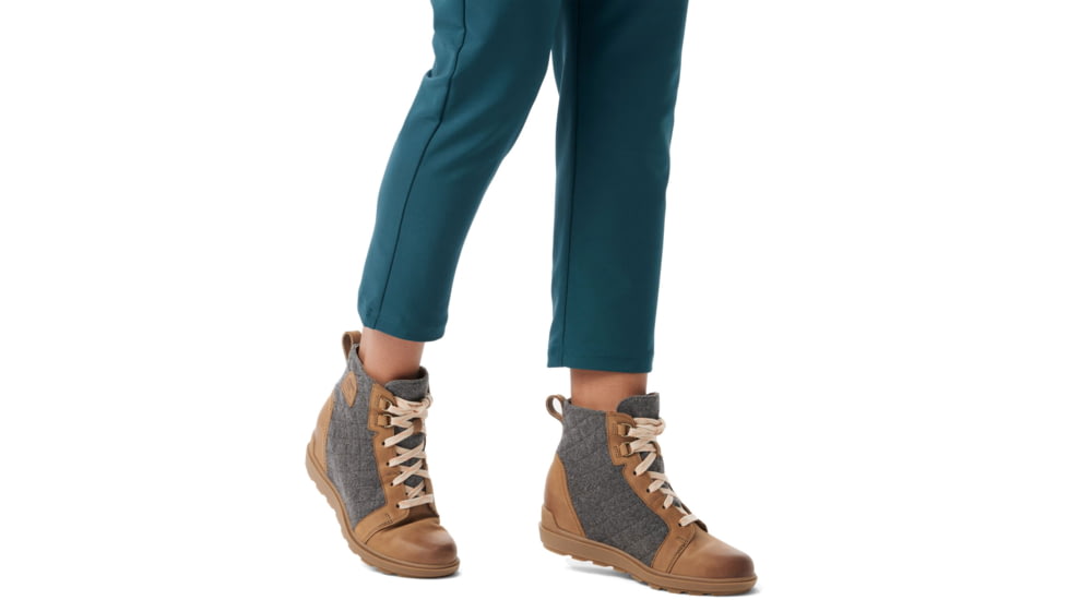 Sorel Evie LI NW Lace Boots - Women's, Velvet Tan/Gum 10, 6, 20486212426