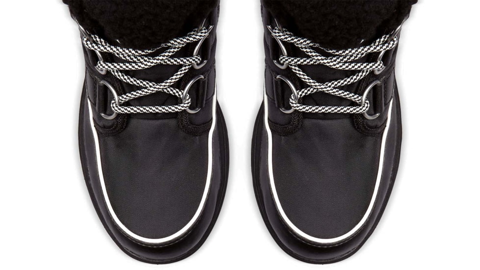 Sorel Explorer Carnival Boot - Womens, Black/Sea Salt, 5 US, 1808051010-5