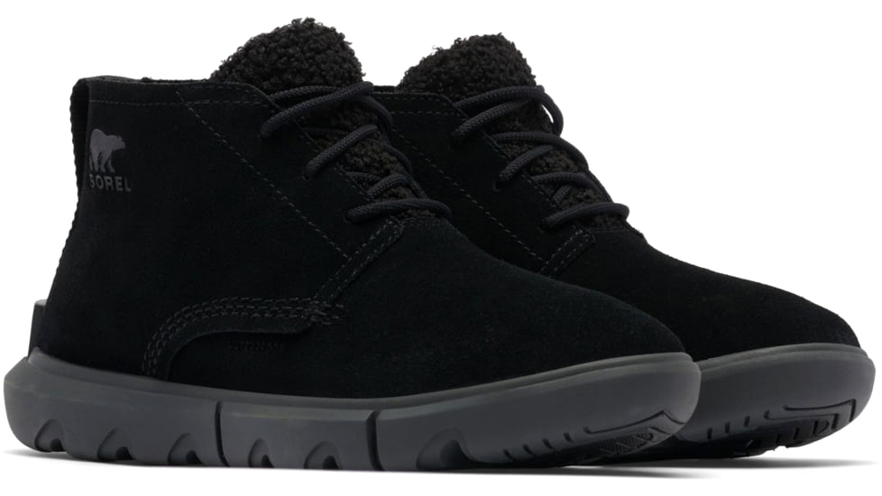 Sorel Explorer II Drift Waterproof Boot - Womens, Black, Sea Salt, 8, 2019641-010-8