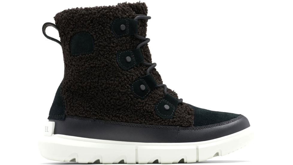 Sorel Explorer II Joan Cozy Boot - Womens, Black, Tea Light, 7, 1959361-011-7
