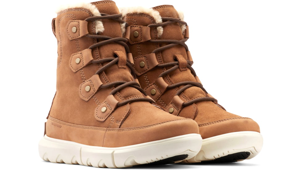 Sorel Explorer II Joan Faux Fur Waterproof Boots - Womens, Velvet Tan, Fawn, 8, 1959371-242-8