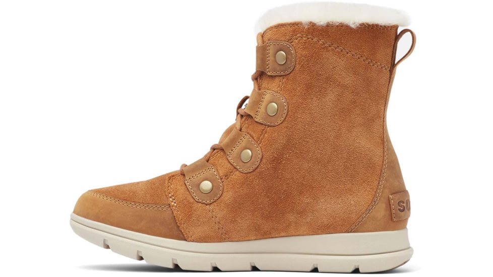 Sorel Explorer Joan Winter Boot - Womens, Camel Brown/Ancient Fossil, 5 US, 1808061224-5