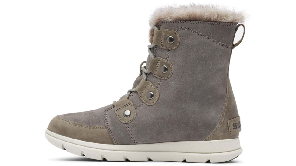 Sorel Explorer Joan Winter Boot - Womens, Quarry/Black, 5 US, 1808061052-5