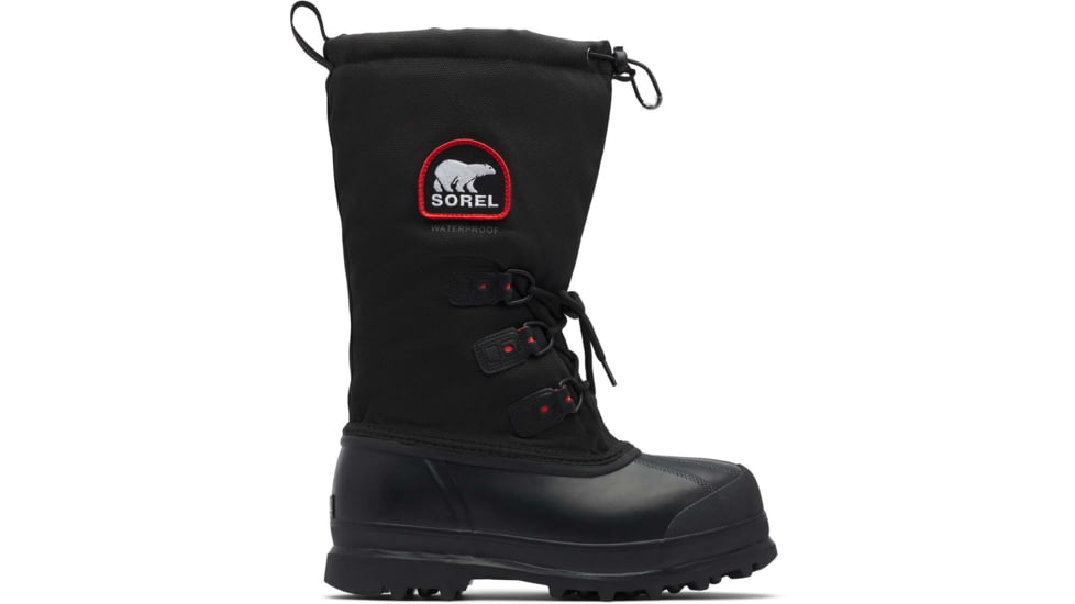 Sorel Glacier XT Winter Boot - Mens, Black/Red Quartz, 12 US, 1573891010-12