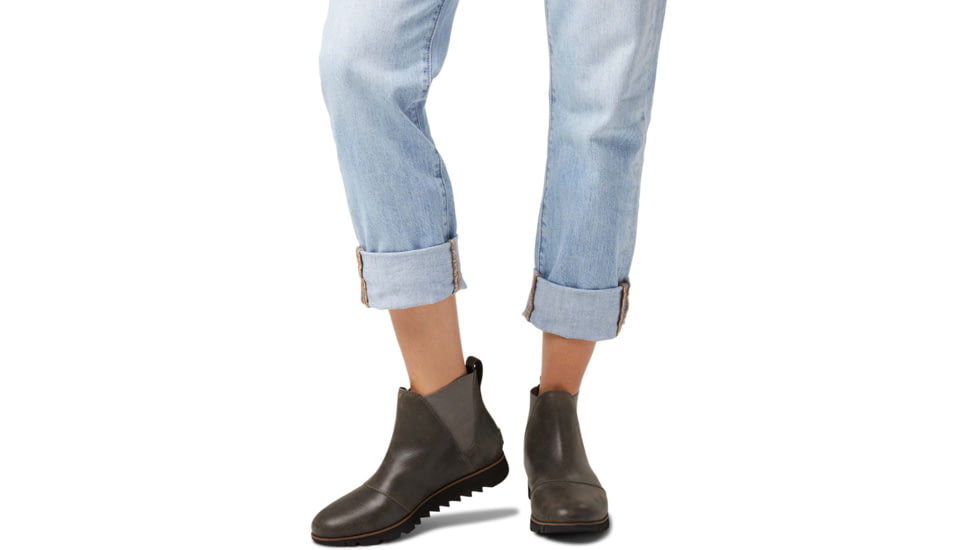 Sorel Harlow Chelsea Bootie - Womens, Quarry, 5.5 US, 1876381052-5.5