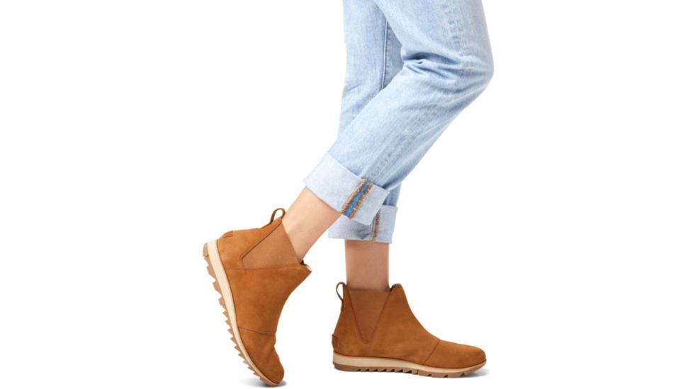 Sorel Harlow Chelsea Boots - Womens, Suede Camel Brown, 6.5, 1870361224-6.5