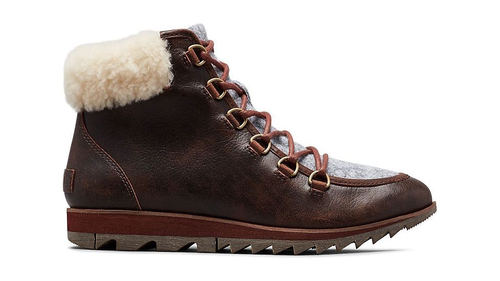 Sorel Harlow Lace Cozy - Women's, Felt Burro, 6, 1876401282-6