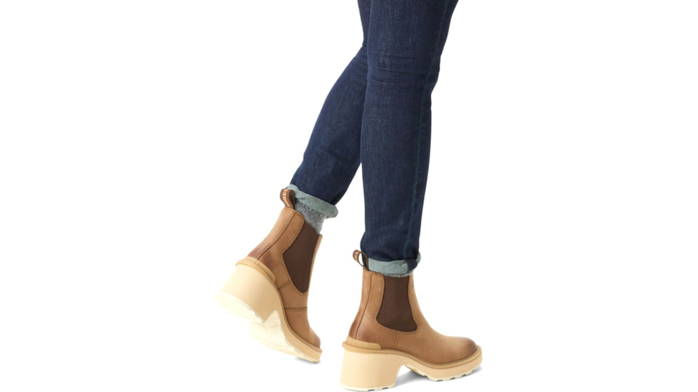 Sorel Hi-Line Heel Chelsea Boot - Womens, Umber, Ceramic, 7, 2009131-261-7