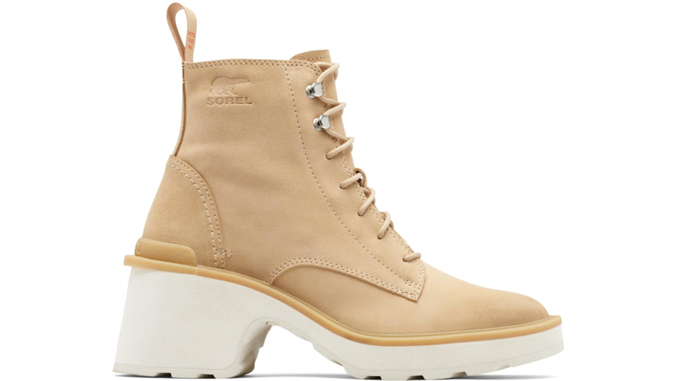 Sorel Hi-Line Heel Lace Boot - Womens, Ceramic, Chalk, 9.5, 2009141-209-9.5
