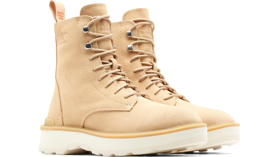 Sorel Hi-Line Lace Boot - Womens, Ceramic, Chalk, 10, 2009111-209-10