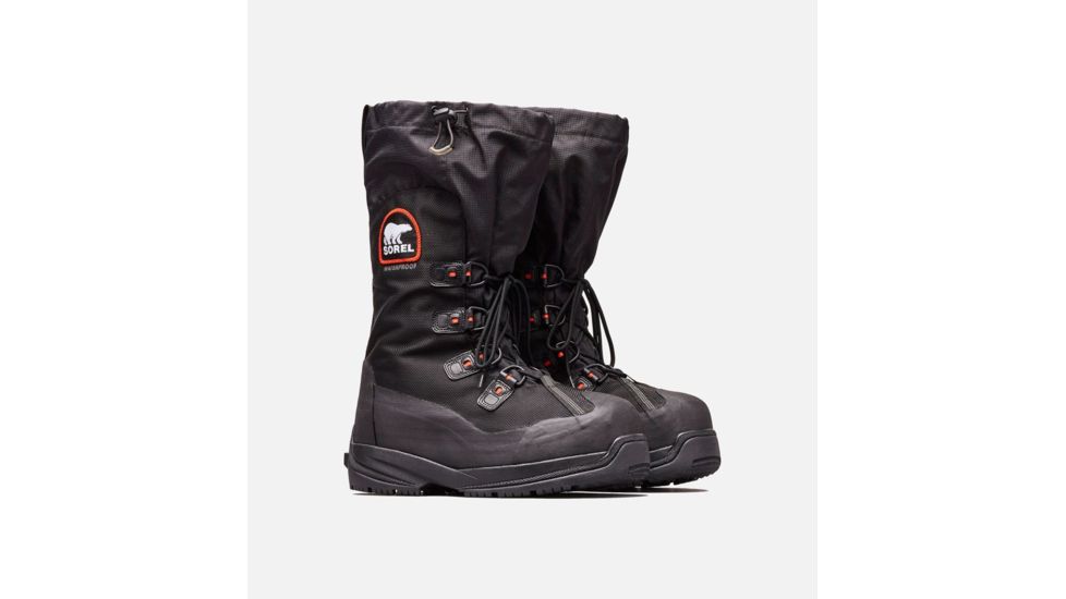 Sorel Intrepid Explorer XT Boot - Mens, Black, Red Quar, 13, 1573881010-13