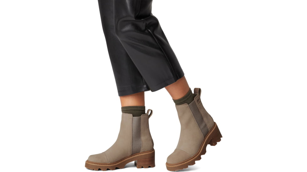 Sorel Joan Now Chelsea Boots - Womens, Omega Taupe/Gum 2, 10.5, 204845126410.5