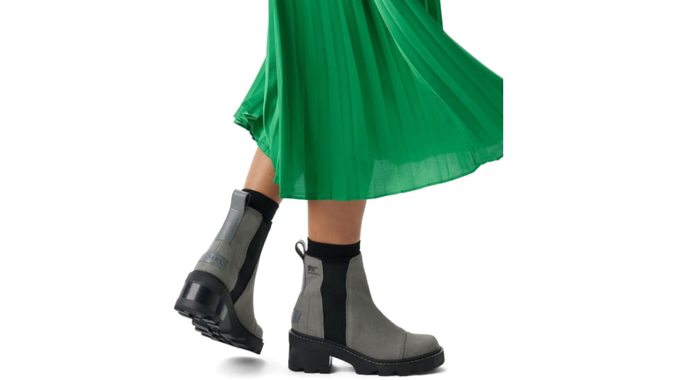 Sorel Joan Now Chelsea Boots - Womens, Quarry/Black, 10, 204845105210