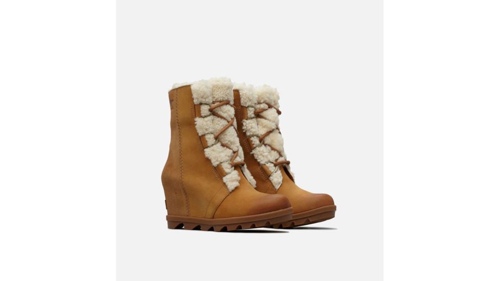 Sorel Joan Of Arctic Wedge II Shearling Boots - Women's, Camel Brown, 9.5, 1808581224-9.5