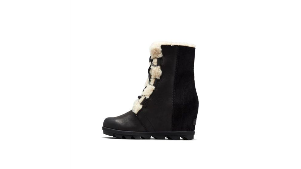Sorel Joan Of Arctic Wedge II Shearling Boots - Womens, Black, 9, 1877081010-9