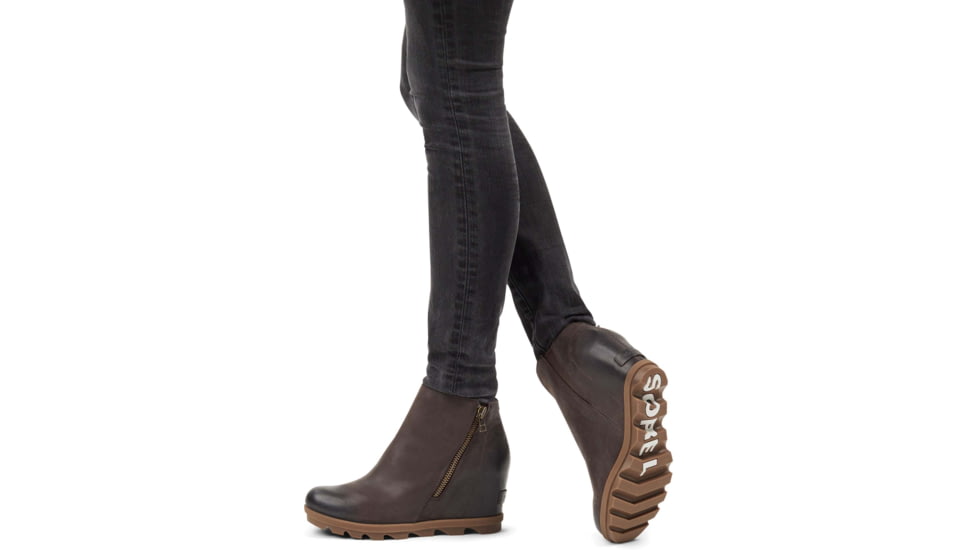 Sorel Joan Of Arctic Wedge II Zip Bootie - Womens, Blackened Brown, 9.5 US, 1920921205-9.5