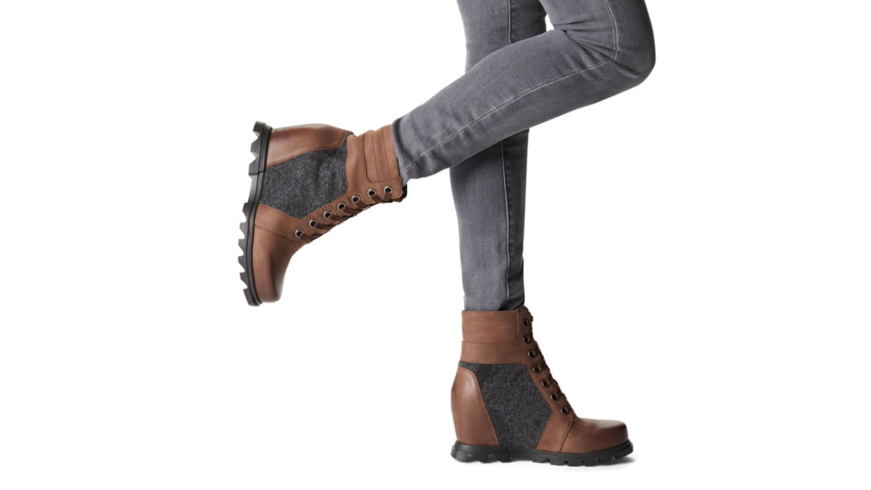 Sorel Joan Of Arctic Wedge III Lexie Bootie - Womens, Tobacco, Black, 8.5, 1978201258-8.5