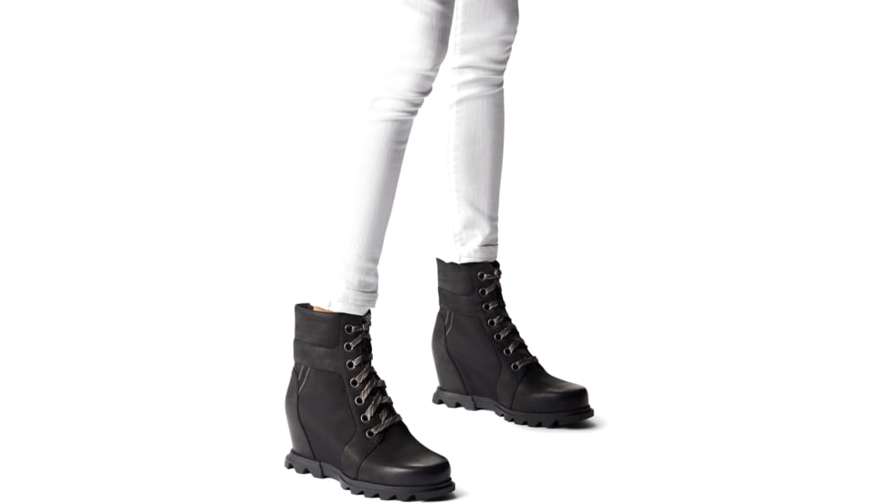 Sorel Joan Of Arctic Wedge III Lexie Booties - Womens, Black, Jet, 7, 1951141-010-7