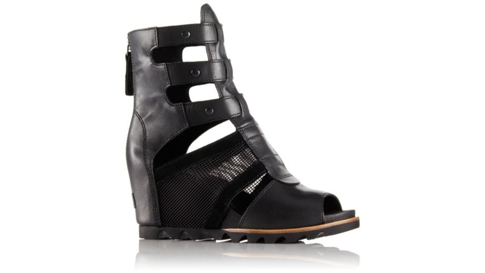 Sorel Joanie Gladiator Sandal - Women's-Black-Medium-8.5