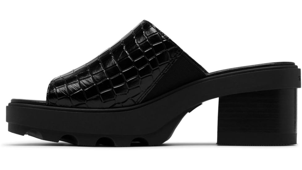 Sorel Joanie Heel Slide Sandals - Womens, Black/Black, 6, 2069771-010-6