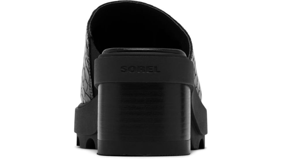Sorel Joanie Heel Slide Sandals - Womens, Black/Black, 6, 2069771-010-6