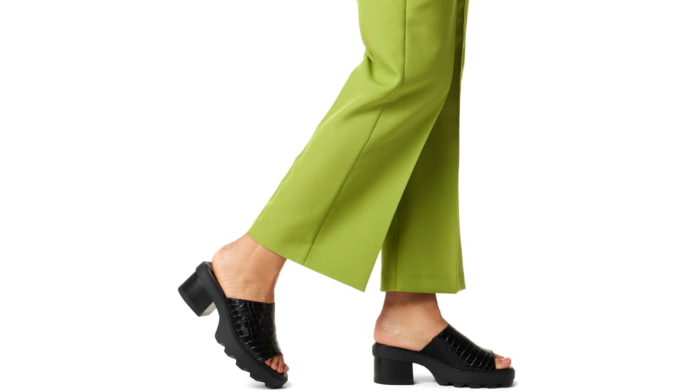 Sorel Joanie Heel Slide Sandals - Womens, Black/Black, 6, 2069771-010-6