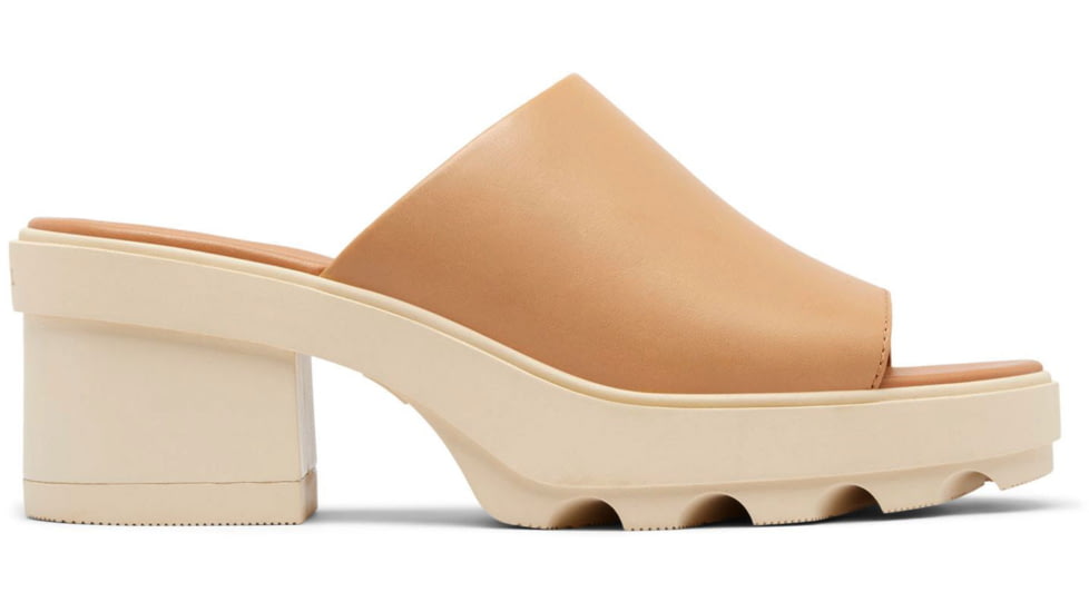 Sorel Joanie Heel Slide Sandals - Womens, Honest Beige/Bleached Ceramic, 11, 2069771-246-11