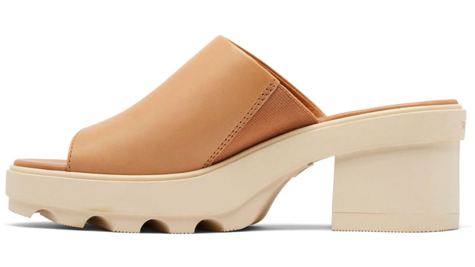 Sorel Joanie Heel Slide Sandals - Womens, Honest Beige/Bleached Ceramic, 11, 2069771-246-11
