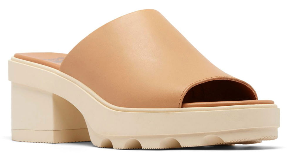 Sorel Joanie Heel Slide Sandals - Womens, Honest Beige/Bleached Ceramic, 11, 2069771-246-11